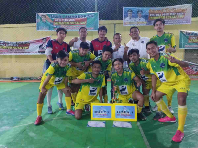 Kandaskan Sabina FC, Pangeran Group Juara Turnamen Irematom Futsal Cup 2023
