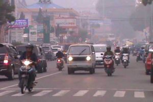 GoRiau Kota Bukittinggi Diselimuti Kabut Asap Kiriman dari Riau
