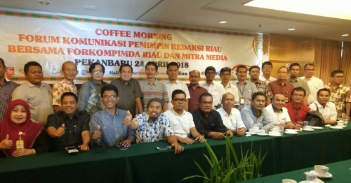 Forkom Pemred Riau Tangguk Kritik-Saran dari Forkopimda, Para Rektor, Pimpinan Perusahaan dan Humas