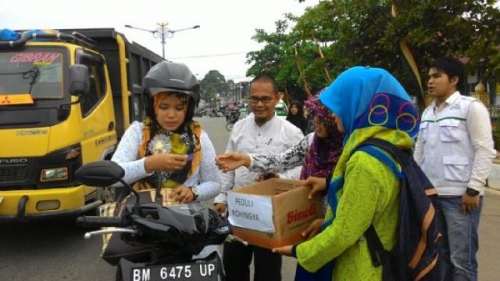 FPI dan Ormas Islam di Rokanhulu akan Terus Galang Dana untuk Bantu Pengungsi Rohingnya di Aceh