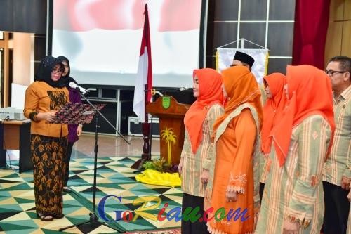 Lantik Ketua Dekranasda Inhil, Hj Misnarni Syamsuar: Pembinaan Pengrajin Terus Ditingkatkan