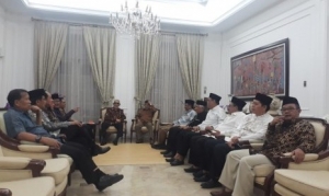 GoRiau Usai Kumpulkan Sejumlah Tokoh, JK Harapkan MK Transparan dan Independen Adili Sengketa Pemilu