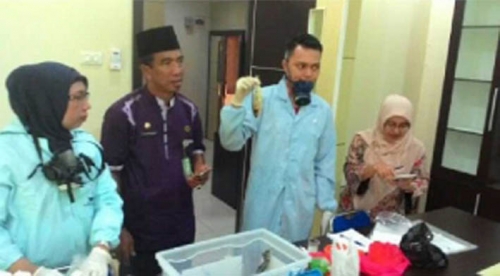Sidak Disperindag dan BPOM Riau, Sejumlah Makanan di Tembilahan Positif Mengandung Formalin