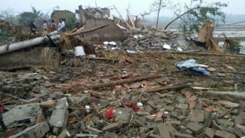 Diterjang Tornado dan Hujan Es, Kota Yancheng Hancur, 78 Tewas dan 500 Luka Parah