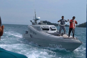 GoRiau Kapal Bermuatan 13 Penumpang Karam di Perairan Lingga