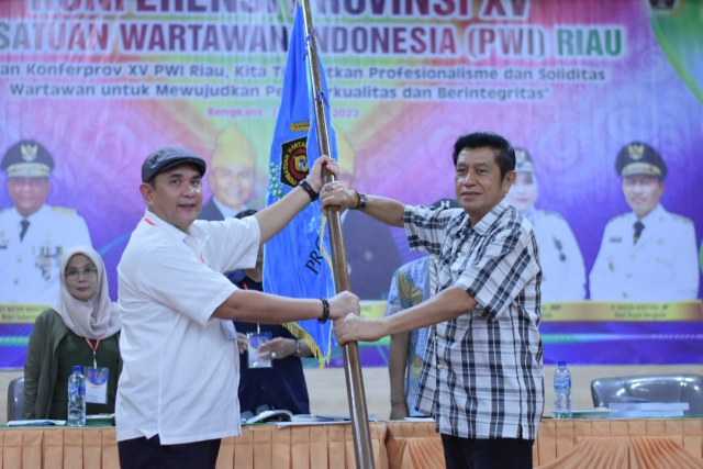 Zulmansyah Sekedang Kembali Terpilih sebagai Ketua PWI Riau