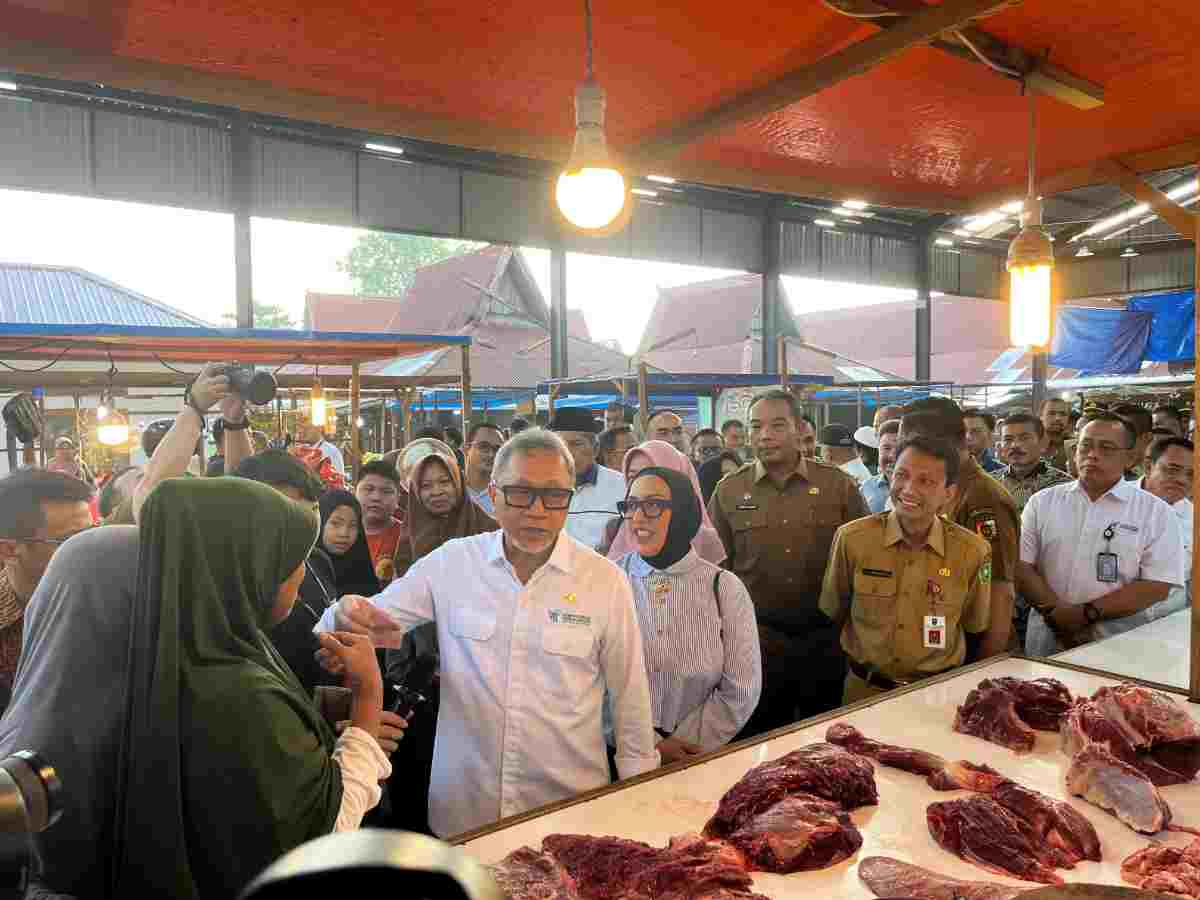 Resmikan Pasar Pagi Palapa Pekanbaru, Mendag RI: Idealnya Ada di Tiap Kecamatan