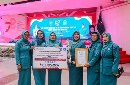 Tim PKK Kepulauan Meranti Raih Juara 3 Lomba HKG PKK Riau