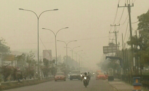 GoRiau Sudah Diguyur Hujan, Kualitas Udara di Daerah Terdampak Asap Masih Tidak Sehat