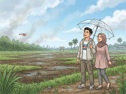 GoRiau Ancaman Karhutla Mereda, Titik Panas di Riau Menyusut Tersisa Enam Lokasi