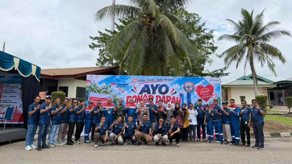 Sinergi Kemanusiaan di Rohil, PHR dan PMI Gelar Aksi Donor Darah Massal