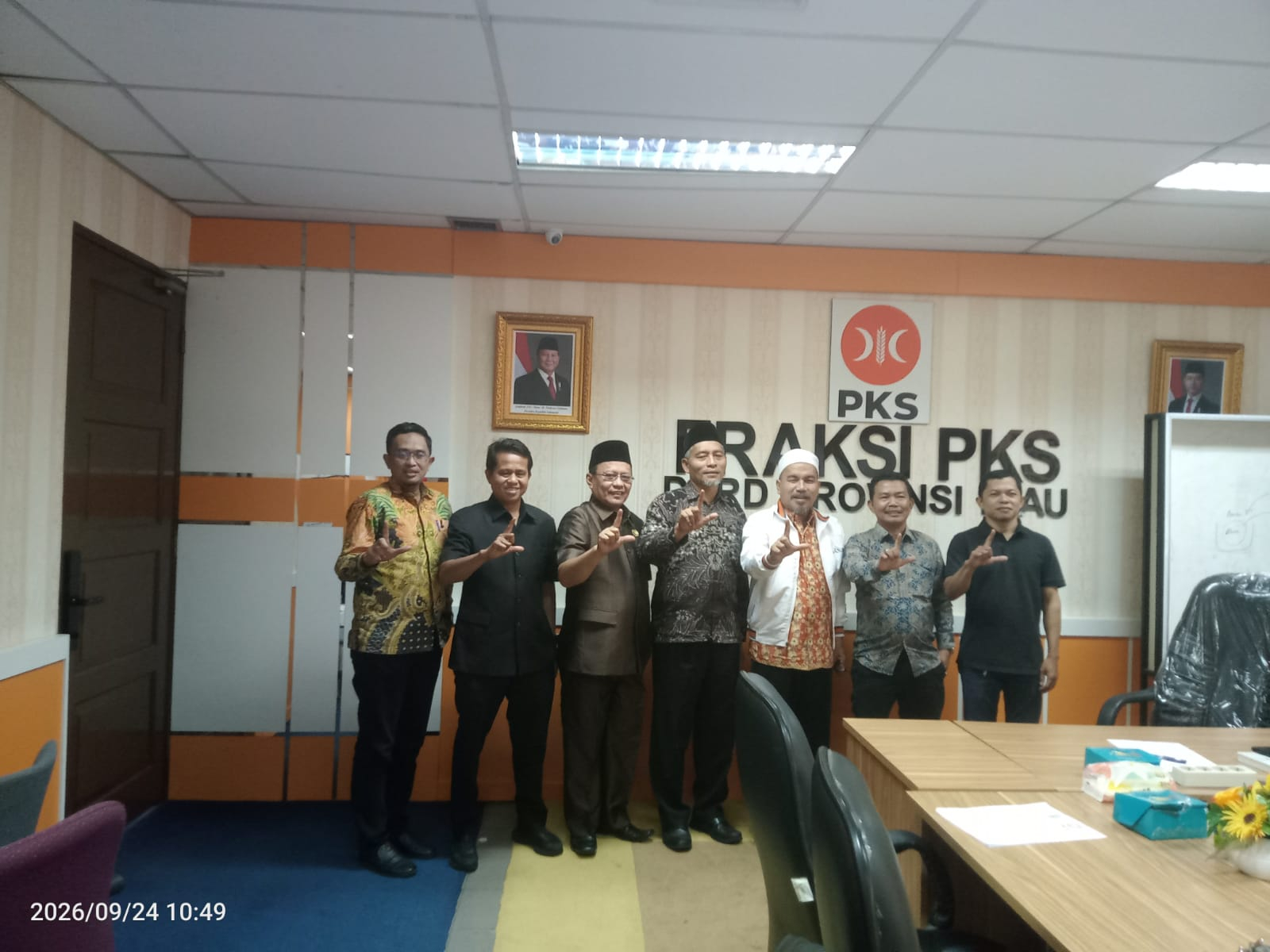 Bertemu KMS, Fraksi PKS DPRD Riau Dukung Kaukus Parlemen Hijau
