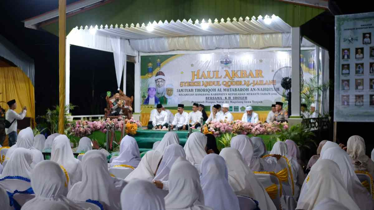 Haul Syekh Abdul Qodir Al-Jailani ke-887 di Meranti, Pemkab Dorong Warga Jadikan Keteladanan Ulama sebagai Kompas Hidup