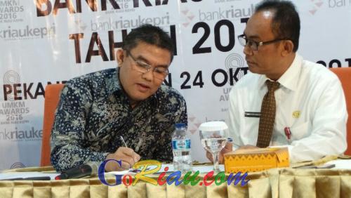 Rangsang Pelaku Usaha, Bank Riau Kepri Seleksi Calon Penerima UMKM Award ke-8