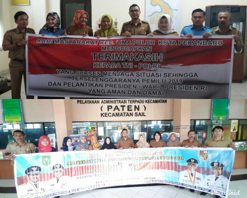 Sejumlah Camat di Pekanbaru Apresiasi Sinergitas dan Soliditas TNI-Polri
