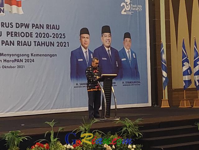 Gubernur Syamsuar Curhat ke Ketum PAN, Keluhkan Kondisi Keuangan Riau