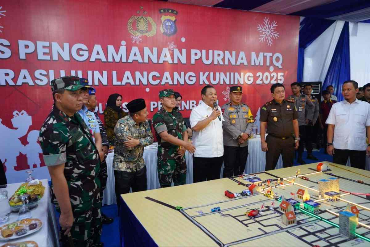 Pemprov Riau Tinjau Kesiapan Natal dan Tahun Baru, Imbau Perayaan Sederhana