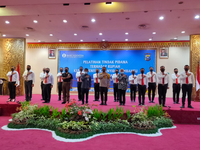 Gelar Pelatihan Tindak Pidana Rupiah, BI Temukan 676 Lembar Uang Palsu di Riau Tahun Lalu