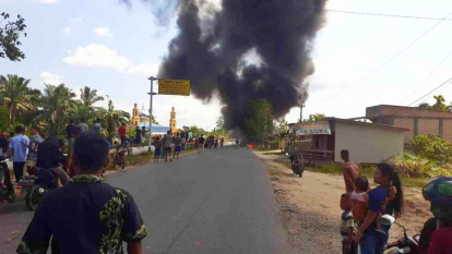 Mobil Pengangkut BBM Terbakar di Mekarsari Dumai Riau, Begini Kronologisnya
