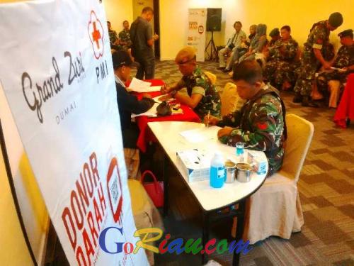 Berupaya Selamatkan Manusia, Grand Zuri Dumai Laksanakan Donor Darah