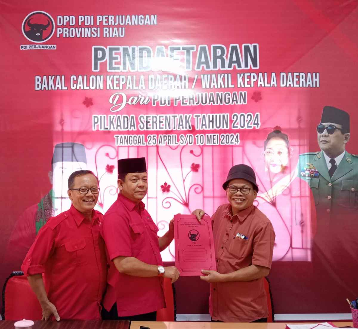 Serius Maju di Pilkada Gubernur Riau, Eddy Natar Daftar di Tiga Partai