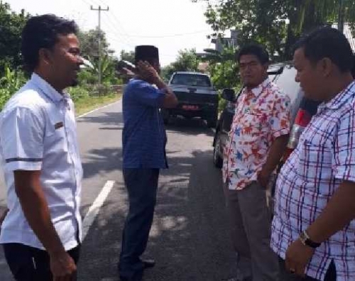 Baru Dibuat Sudah Rusak, DPRD Kuansing Minta Rekanan Perbaiki Ruas Jalan Lepaugading - Pangean