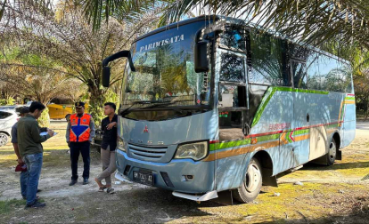 Temukan Bus Pariwisata tak Berizin Membawa Wisatawan, BPTD Kelas II Riau Tegur Pemilik Kendaraan