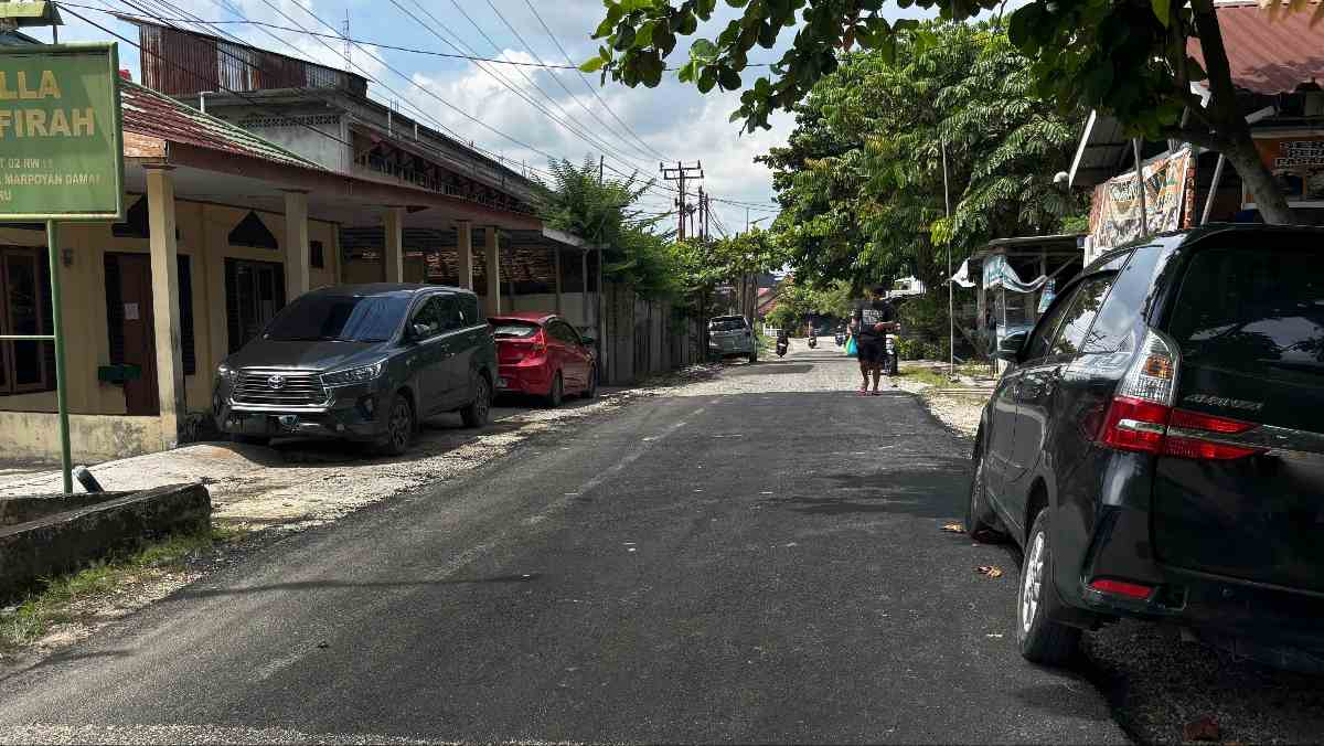 Perbaikan Jalan Jadi Hadiah PTPN IV Regional III di HUT ke-242 Pekanbaru