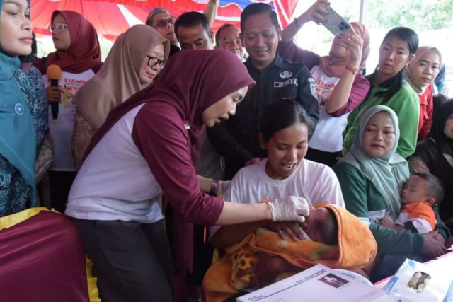 Perkuat Posyandu di Bengkalis, Ketua TP Posyandu Riau Henny Sasmita Bawa Enam Program Nyata