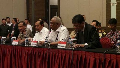 KPK, Polri dan Jaksa Agung Duduk Semeja di Pekanbaru, Ketua KPK : Piring dalam Satu Rak aja Ada Gesekan