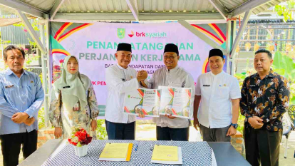 Mudahkan Warga, Pemkab Inhu Gandeng BRK Syariah Hadirkan Bayar Pajak Digital