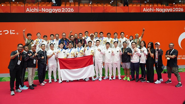 Presiden Prabowo Beri Ucapan Selamat kepada Tim Bulutangkis Beregu Putra Indonesia