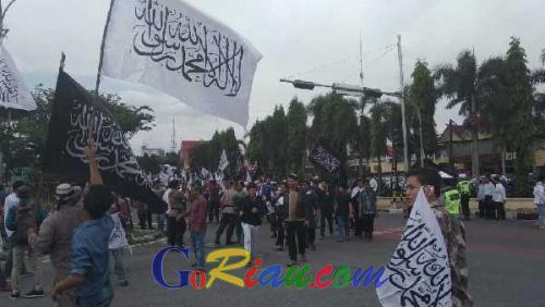 Pasca Pembakaran Bendera Tauhid, GMMK Imbau Ribuan Umat Muslim Riau Lakukan Aksi Damai