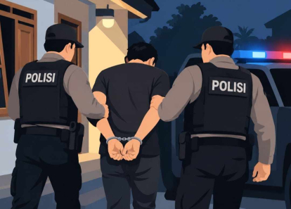 Polsek Tebing Tinggi Sikat Terduga Pembobol Rumah, Diciduk Dini Hari