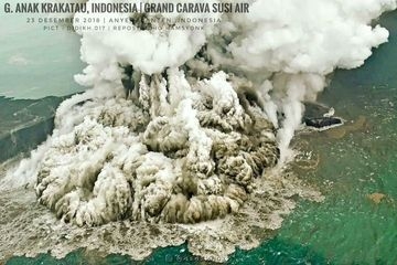 Letusan Gunung Krakatau 1883 Setara 21.648 Ledakan Bom Atom, Renggut 36.000 Jiwa