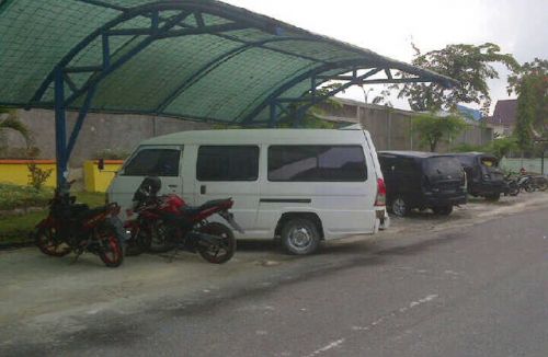 Satpol PP Pelalawan Kecolongan, Area Terlarang Masih Dijadikan Parkir Sepeda Motor