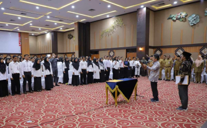 GoRiau Pj Wali Kota Pekanbaru Lantik 249 PPS