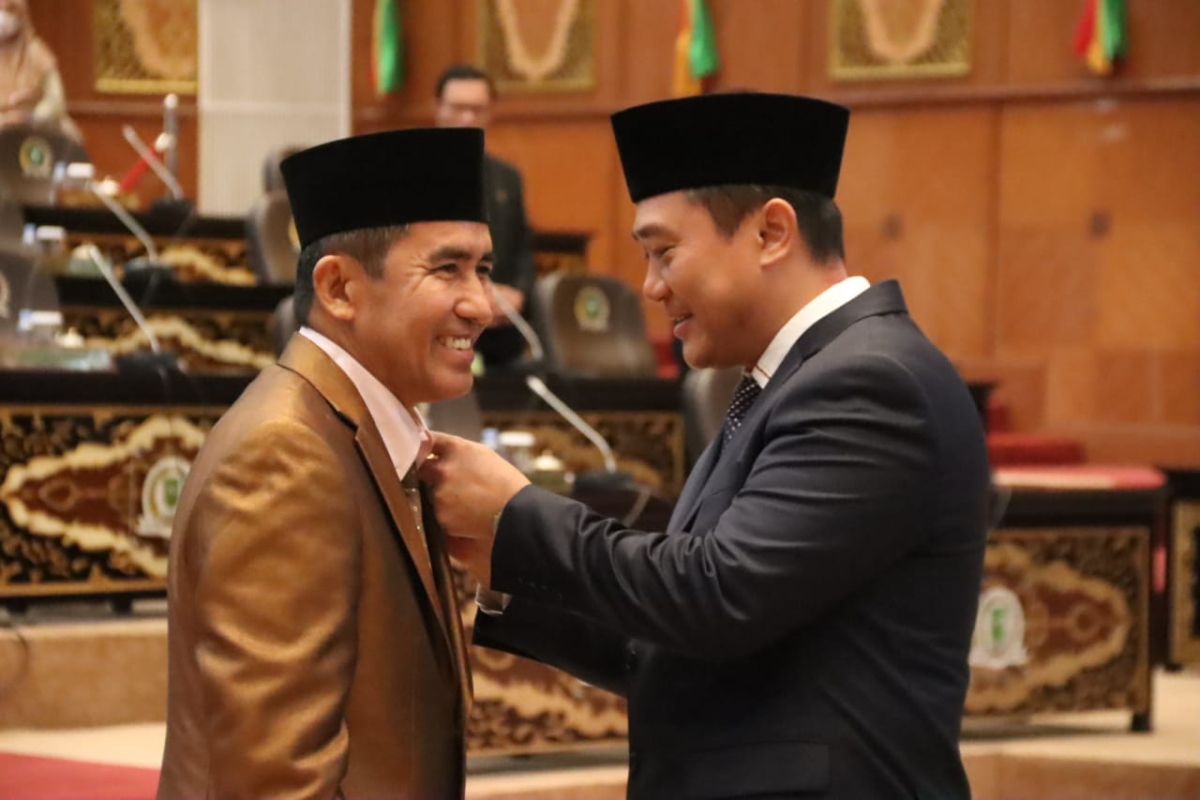 H Darnil Sah Jabat Anggota DPRD Riau Sisa Masa Jabatan 2019-2024 Gantikan Kasir