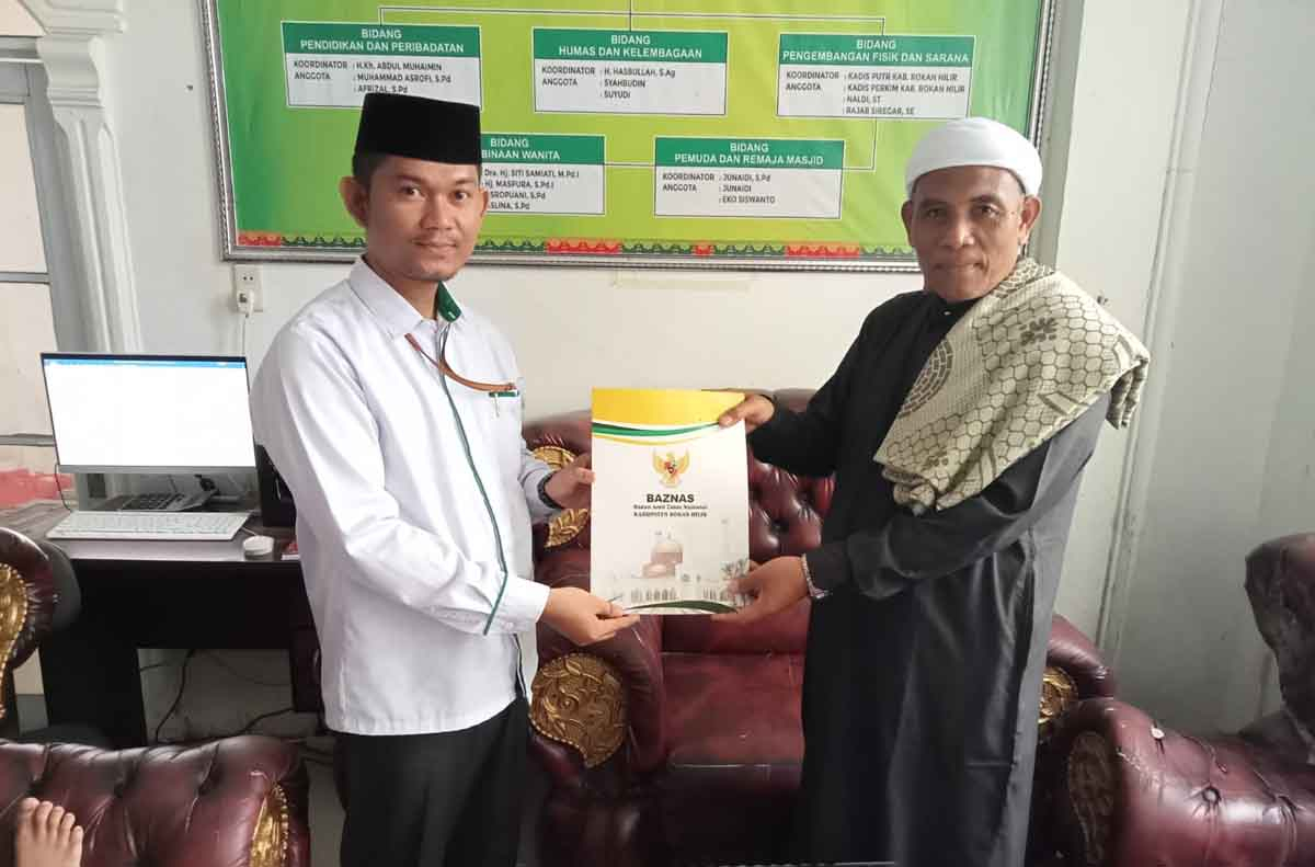 Baznas Rohil Terbitkan SK UPZ Kecamatan dan Masjid
