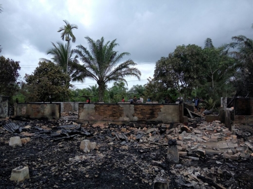 Rumah Ariadi Ludes Terbakar, Uang Puluhan Juta Ikut Dilalap