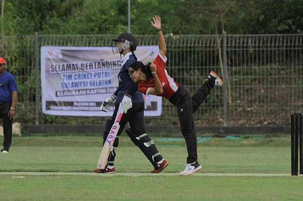 Timnas Cricket Putri Indonesia Kalahkan Mongolia di Bali Bash Internasional