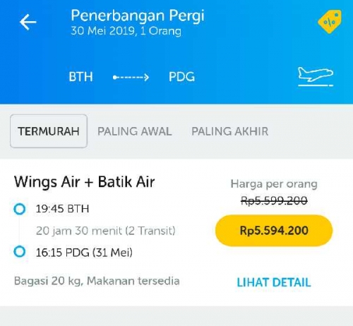 Harga Tiket Menuju Padang Mencapai Rp 5 Juta, Pemudik Asal Batam Diprediksi Banyak Singgah di Dumai