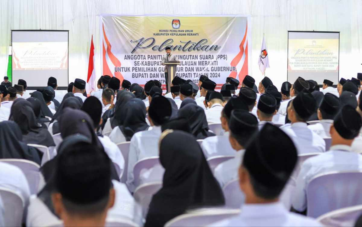 KPU Kepulauan Meranti Lantik 303 Anggota PPS untuk Pilkada 2024
