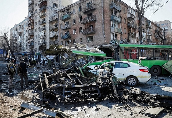 Kota Kyiv Dibombardir Rusia Jelang Kedatangan Jokowi ke Ukraina