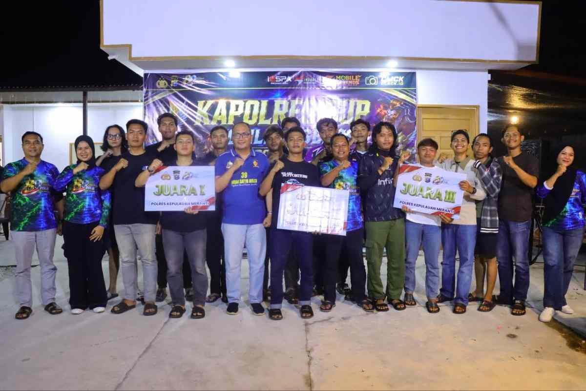 Juara Kapolres Cup, Tim OVER Wakili Kepulauan Meranti ke Polda Riau Mobile Legends