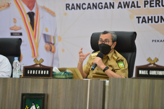 Gubri Targetkan Revisi RPJMD Riau Tuntas Satu Pekan