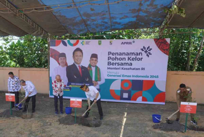 GoRiau Kelor Jadi Solusi Baru Melawan Stunting, Gubernur Syamsuar dan Menkes Tanam Tumbuhan Ajaib Ini di Pelalawan