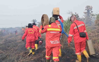 GoRiau Hujan Ringankan Karhutla Riau, Hotspot Anjlok 64 Persen