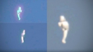 GoRiau UFO Berwujud Manusia Menari di Angkasa Terekam Warga Los Angeles