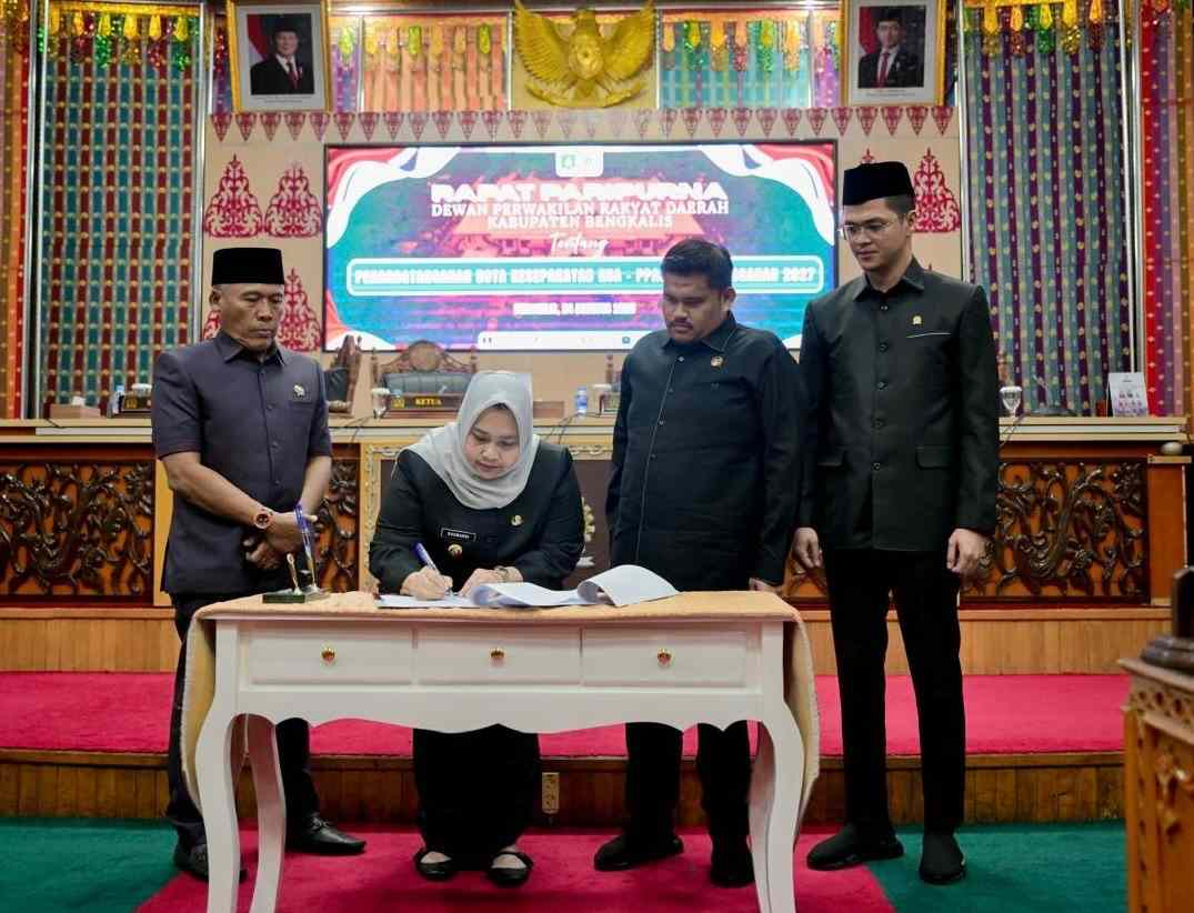 Sah! KUA-PPAS Bengkalis 2027 Disepakati Rp3,24 Triliun